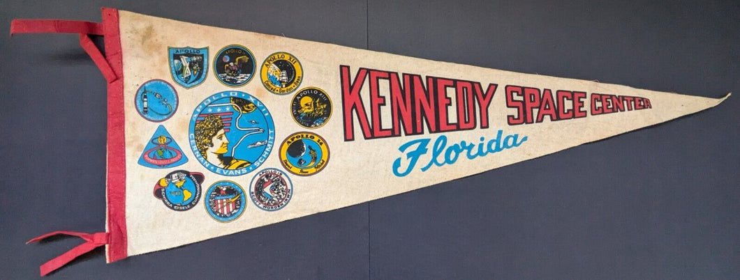 1972 Kennedy Space Center Apollo XVII Full Size Pennant