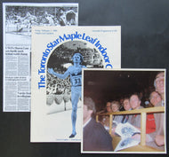 1980 Toronto Star Maple Leaf Indoor Games Program + PM Trudeau Type 1 Photo