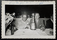 C 1950 Type 1 Montreal Canadiens Coach Toe Blake Mini Stanley Cup Photo Vintage