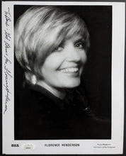 Load image into Gallery viewer, Florence Henderson Autographed Signed Promo Photo Celebrity JSA The Brady Bunch
