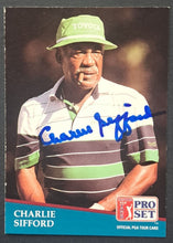 Load image into Gallery viewer, 1991 Charlie Sifford Autographed Signed Pro Set Trading Card Vintage PGA Tour

