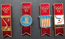 Load image into Gallery viewer, 1992 Albertsville France XVI Olympic Winter Games Vintage Pin Set x12 Pinback
