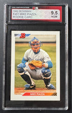 Load image into Gallery viewer, 1992 Bowman MLB #461 Mike Piazza Los Angeles Dodgers Baseball Card KSA Vintage
