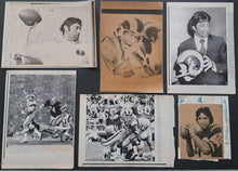 Load image into Gallery viewer, Set of 25 Joe Namath Press/Wire Photos New York Jets NFL Football Vintage
