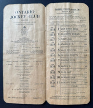 Load image into Gallery viewer, 1946 Woodbine Racetrack Rare Vintage King's Plate Program - Won By Kingarvie
