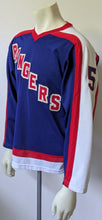 Load image into Gallery viewer, 1970s New York Rangers Maska Sport Knit Jersey Doug Laurie Sporting Goods NHL
