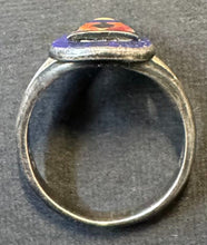 Load image into Gallery viewer, Circa Early 1900s Long Branch Ladies School Ring Showing School Crest
