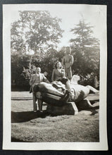Load image into Gallery viewer, Lot of 3 1947 Type 1 Photos Of Thunderbird Park In Victoria British Columbia Vtg
