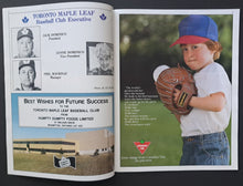 Load image into Gallery viewer, 1990 Ontario Inter-County Baseball League Program Multi Signed By MLB Greats
