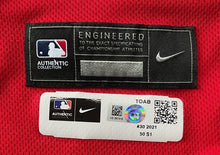 Load image into Gallery viewer, 2021 Alejandro Kirk Toronto Blue Jays Team Issued Worn Red Jersey MLB Nike Holo
