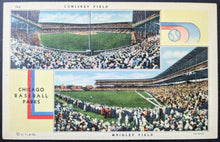 Load image into Gallery viewer, Circa 1940 Wrigley Field + Comiskey Park Vintage Unused Stadium Postcards
