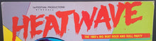 Load image into Gallery viewer, 1980 Original Heatwave Thick Stock Concert Poster Elvis Costello Rock Music
