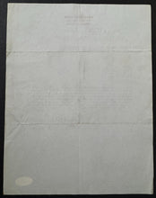 Load image into Gallery viewer, 1960s Jim Hall Champion Driver Signed Letter On Chaparral Cars Letterhead JSA
