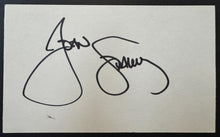 Load image into Gallery viewer, Signed Autographed American Actor And  Musician John Stamos Index Card
