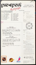 Load image into Gallery viewer, 1986/87 Pro-Sport Autograph Watch NHL Player Backing Cards Lemieux Messier Vtg
