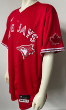 Load image into Gallery viewer, 2021 Alejandro Kirk Toronto Blue Jays Team Issued Worn Red Jersey MLB Nike Holo
