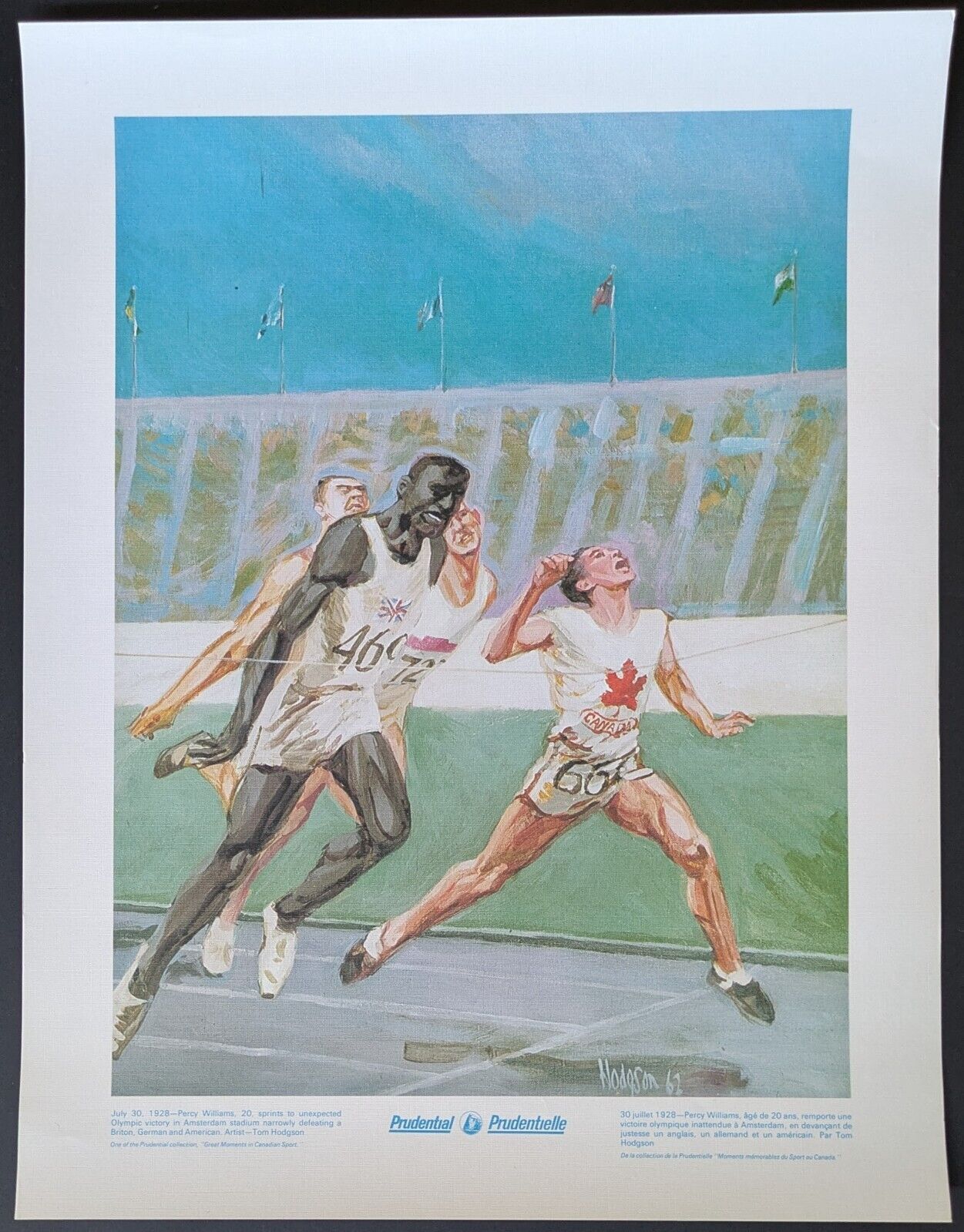 【美品】welcome to the prudential Prudential Collection Great Moments In Canadian Sports 16 Prints