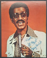 Sammy Davis Jr Signed Autographed Photo Vintage Music Celebrity Picture
