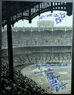 Fritz Peterson Signed Yankee Stadium Funny Inscription Photo New York Yankees