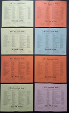 Load image into Gallery viewer, Set of 32 1961-62 CKOC Radio OC The Busy Bee Sensational Sixty Music Charts VTG
