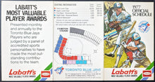 Load image into Gallery viewer, 1977 Toronto Blue Jays Inaugural Season Brochure Yankee Stadium+Pocket Schedule
