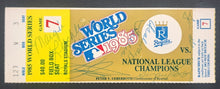 Load image into Gallery viewer, 1985 Kansas City Royals World Series Game 4 Ticket Stub MLB Baseball Vintage

