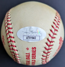 Load image into Gallery viewer, 1996 Phil Rizzuto Autographed Official Rawlings World Series Baseball Signed JSA
