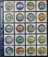 Circa 1960s Ship Coins Set Of 20 - Promotion From Krun-Chee Potato Chips Vintage