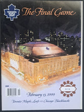 Load image into Gallery viewer, 1999 Toronto Maple Leaf Gardens Final Game Full Ticket + Program NHL Leafs
