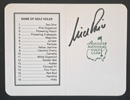 Augusta National Golf Club Nick Price Signed Scorecard JSA Authenticated