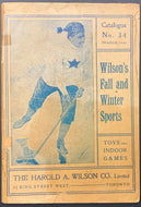 1906 Wilson Sporting Goods Vintage Sports Hockey Fall + Winter Catalogue