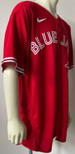 Load image into Gallery viewer, 2021 Alejandro Kirk Toronto Blue Jays Team Issued Worn Red Jersey MLB Nike Holo
