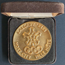 Load image into Gallery viewer, 1988 Calgary Winter Olympic Games Presentation Medal IIOC Vintage Sports
