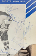 Load image into Gallery viewer, 1964 Toronto Maple Leaf Gardens Autographed Game Program x20 Signed NHL LOA JSA
