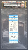 1988 Lynyrd Skynyrd Tribute Tour Slabbed Full Ticket Vintage Music Rock iCERT