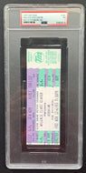 1993 Nirvana In Utero Tour Slabbed Full Ticket PSA NM 7 Vintage Grunge Music LOA