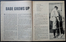 Load image into Gallery viewer, 1948 Dell Magazine Babe Ruth As I Knew Him Vintage Baseball MLB New York Yankees
