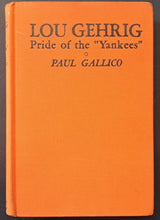 Load image into Gallery viewer, Hard Cover Lou Gehrig Book Vintage MLB Baseball New York Yankees Film
