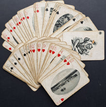 Load image into Gallery viewer, 1905 Grand Trunk Railway Systems Full Deck Playing Cards Vintage Canadian Scenes
