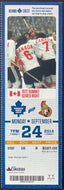 2012 NHL Hockey Toronto Maple Leafs Ottawa Senators Phantom Ticket Henderson