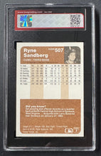Load image into Gallery viewer, 1983 Fleer MLB #507 Ryne Sandberg Chicago Cubs Rookie Card KSA Vintage Baseball

