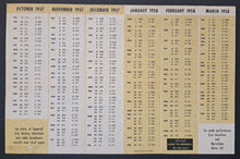 Load image into Gallery viewer, Foster Hewitt+Murray Westgate Autographed ESSO NHL Season Schedule Signed JSA
