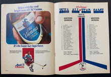 Load image into Gallery viewer, 1975 WHA 3rd Annual All Star Game Program At Edmonton Coliseum World Hockey
