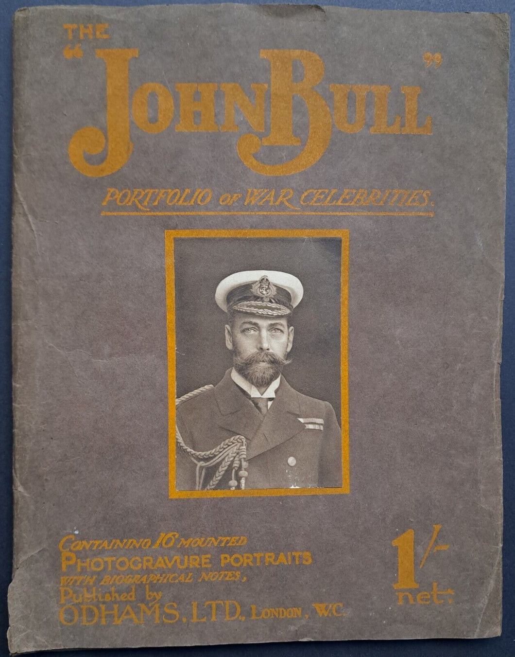 1914 John Bull Portfolio War Celebrities Czar Nicholas II King George V Prints