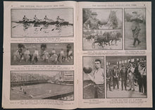 Load image into Gallery viewer, 1919 Police Gazette Journal Chicago Black Sox Photo World Series Baseball VTG
