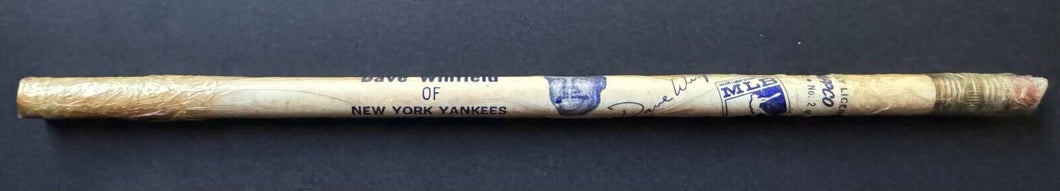 1984 Dave Winfield New York Yankees Pencil MLB Baseball Right Fielder Blue Jays