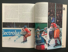 Load image into Gallery viewer, 1976 1st Canada Cup Hockey Program Signed Autographed x3 HOFer Carl Brewer +
