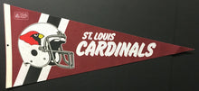 Load image into Gallery viewer, 1970's St Louis Cardinals  NFL Football Pennant Full Size 29" Vintage
