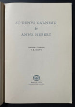 Load image into Gallery viewer, 1962 Book St-Denys Garneau Anne Herbert Signed By Author/Translator Frank Scott
