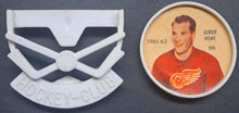 Load image into Gallery viewer, 1961/1962 Sheriff Salada Foods Gordie Howe Hockey Coin Official Holder Badge NHL
